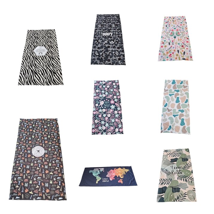 15% OFF - TOALLAS PLAYERAS X 5 UNIDADES SURTIDAS